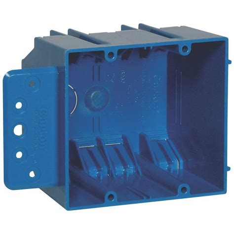 2 steel bracket box|2 gang electrical boxes.